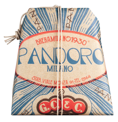 Traditioneller Pandoro Classico 1000g von Breramilano 1930 in der eleganten Weihnachtsverpackung von Il Gusto di Mario